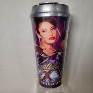 Selena XXV Plastic Tumbler w/ Lid "Vienticinco Anos" - NEW / SEALED
